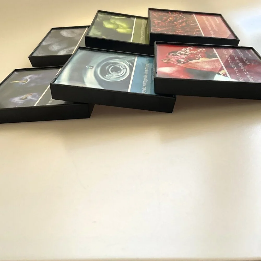 PICTURE FRAMES, GALLERY WALL FRAMES, 4 X 4 INSPIRATIONAL QUOTES LIKE NEW (6)